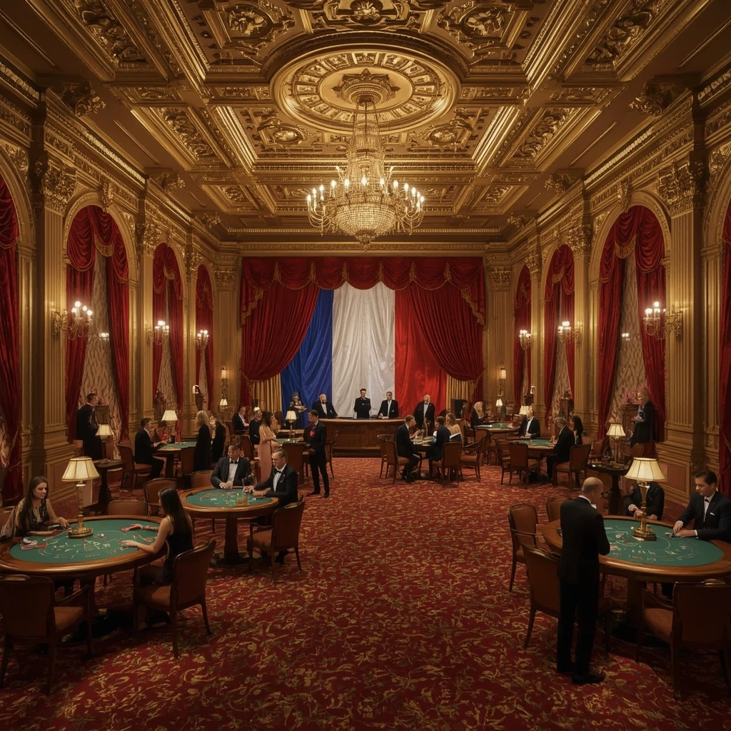 The casino and the Indian flag BLUE CHIP CASINO